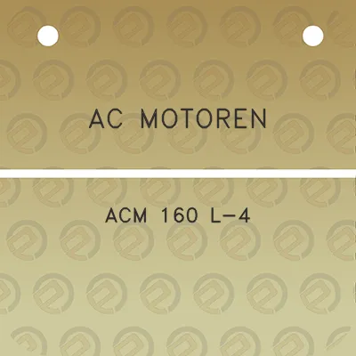 ac-motoren-acm-160-l-4