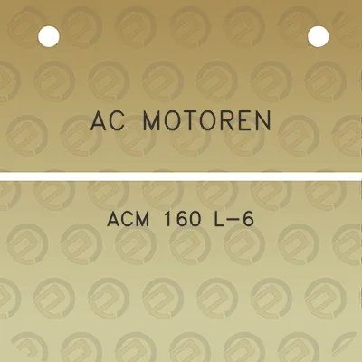 ac-motoren-acm-160-l-6