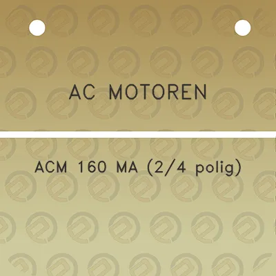 ac-motoren-acm-160-ma-24-polig