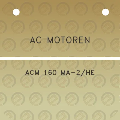 ac-motoren-acm-160-ma-2he