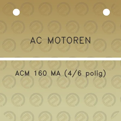 ac-motoren-acm-160-ma-46-polig