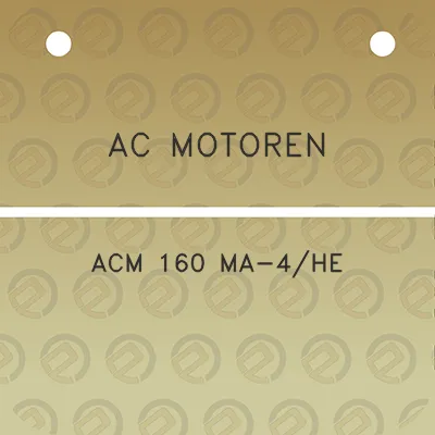 ac-motoren-acm-160-ma-4he