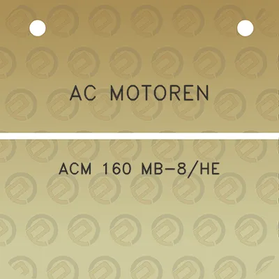 ac-motoren-acm-160-mb-8he