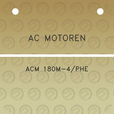 ac-motoren-acm-180m-4phe