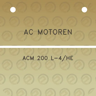 ac-motoren-acm-200-l-4he