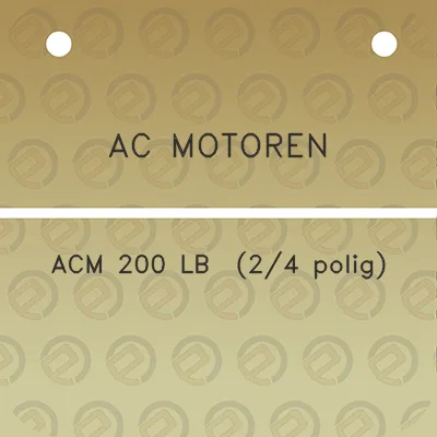 ac-motoren-acm-200-lb-24-polig