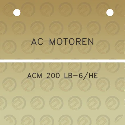 ac-motoren-acm-200-lb-6he