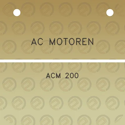 ac-motoren-acm-200