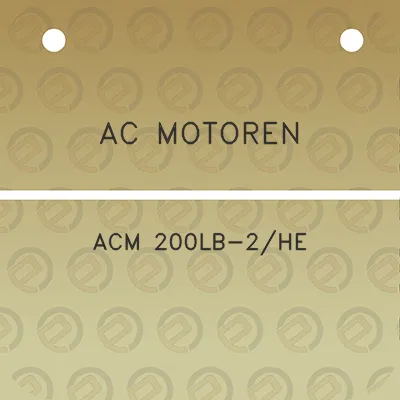 ac-motoren-acm-200lb-2he