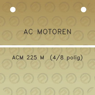 ac-motoren-acm-225-m-48-polig