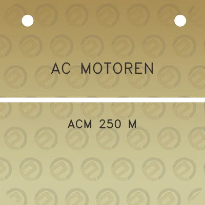 ac-motoren-acm-250-m