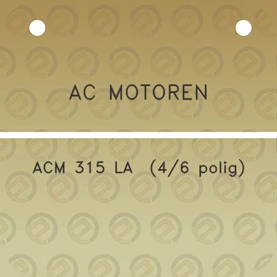 ac-motoren-acm-315-la-46-polig