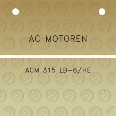 ac-motoren-acm-315-lb-6he