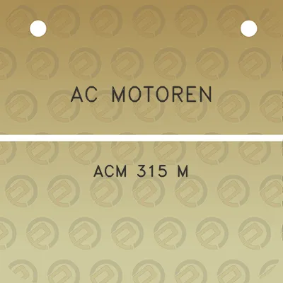 ac-motoren-acm-315-m