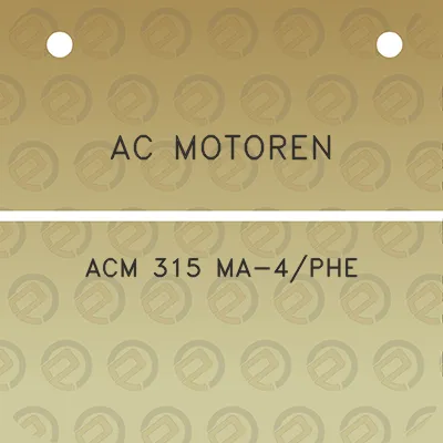 ac-motoren-acm-315-ma-4phe