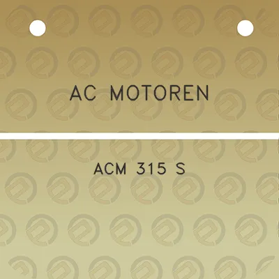 ac-motoren-acm-315-s