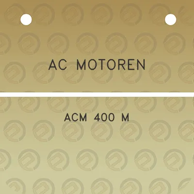 ac-motoren-acm-400-m