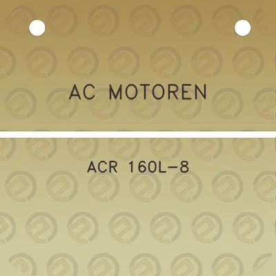 ac-motoren-acr-160l-8