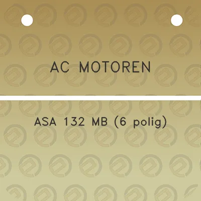 ac-motoren-asa-132-mb-6-polig