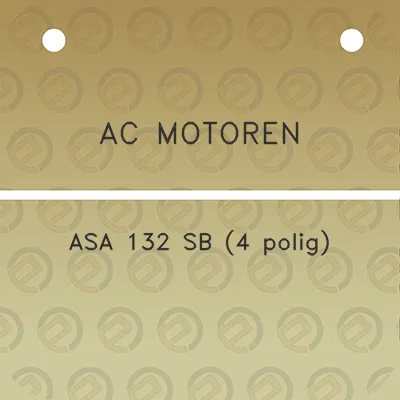 ac-motoren-asa-132-sb-4-polig