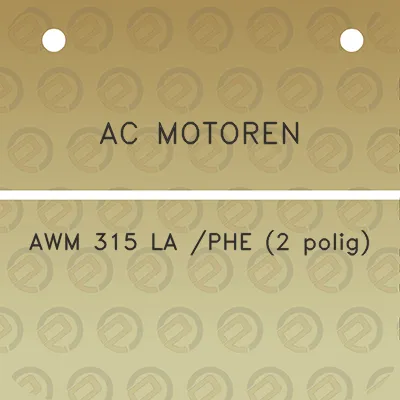 ac-motoren-awm-315-la-phe-2-polig