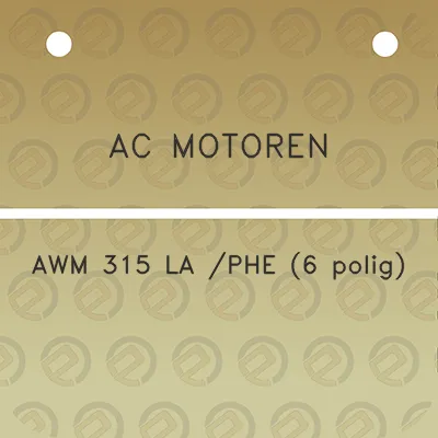 ac-motoren-awm-315-la-phe-6-polig