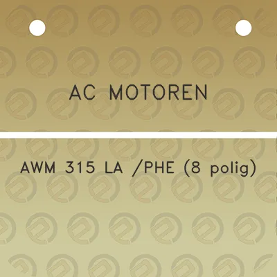 ac-motoren-awm-315-la-phe-8-polig