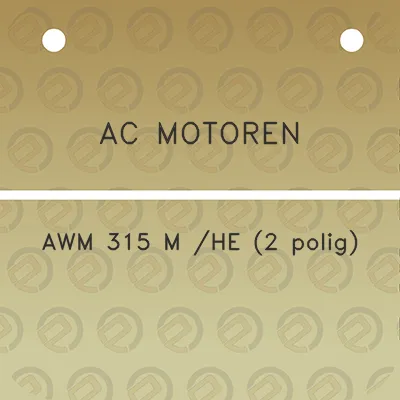 ac-motoren-awm-315-m-he-2-polig