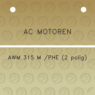 ac-motoren-awm-315-m-phe-2-polig