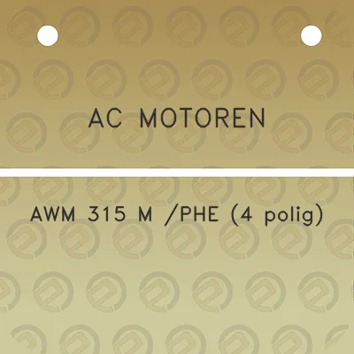 ac-motoren-awm-315-m-phe-4-polig