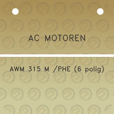 ac-motoren-awm-315-m-phe-6-polig