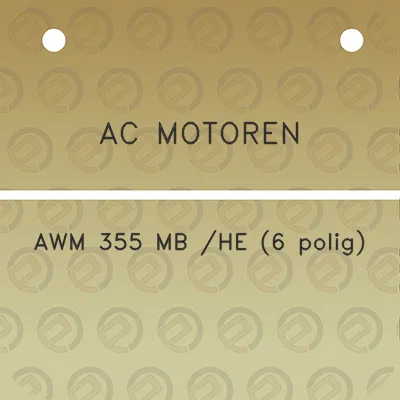 ac-motoren-awm-355-mb-he-6-polig