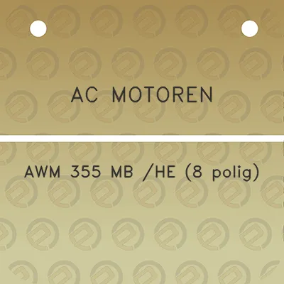 ac-motoren-awm-355-mb-he-8-polig