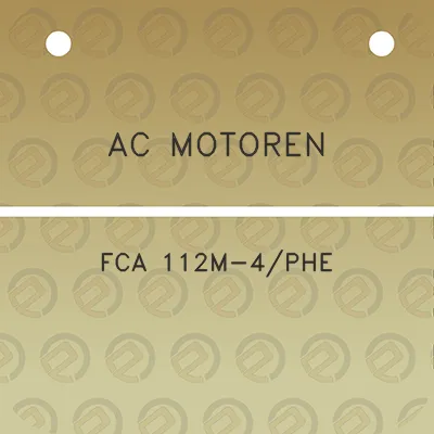 ac-motoren-fca-112m-4phe