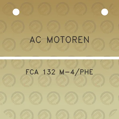 ac-motoren-fca-132-m-4phe