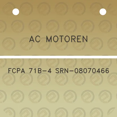 ac-motoren-fcpa-71b-4-srn-08070466