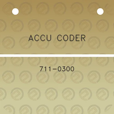 accu-coder-711-0300