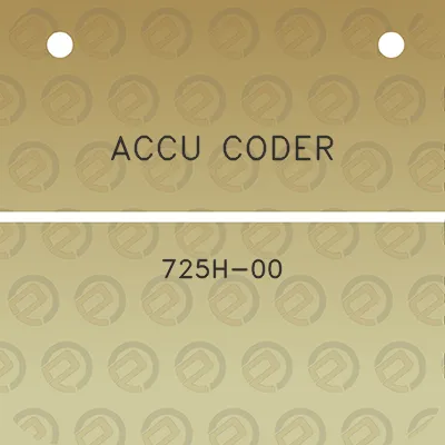 accu-coder-725h-00