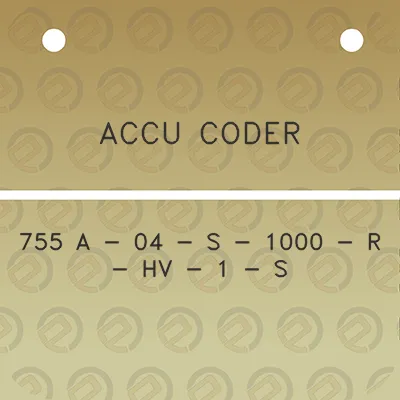 accu-coder-755-a-04-s-1000-r-hv-1-s