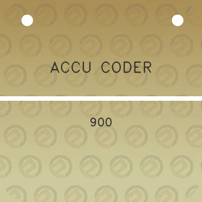 accu-coder-900