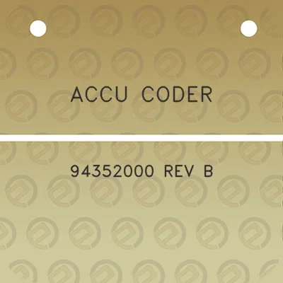 accu-coder-94352000-rev-b