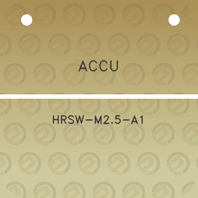 accu-hrsw-m25-a1