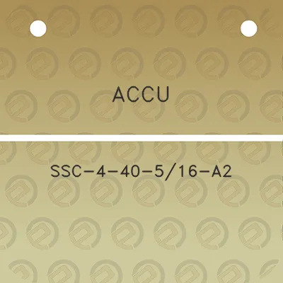 accu-ssc-4-40-516-a2