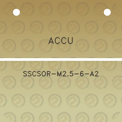 accu-sscsor-m25-6-a2