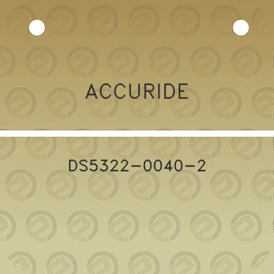 accuride-ds5322-0040-2