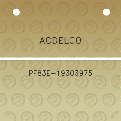 acdelco-pf83e-19303975