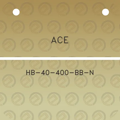 ace-hb-40-400-bb-n