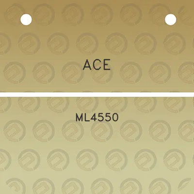 ace-ml4550