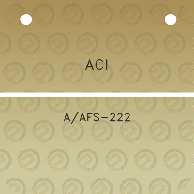 aci-aafs-222