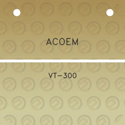 acoem-vt-300